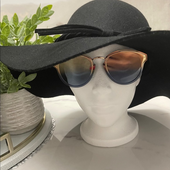 Christian Dior Nightfall Gold Blue Sunglasses 🕶 - Picture 2 of 7